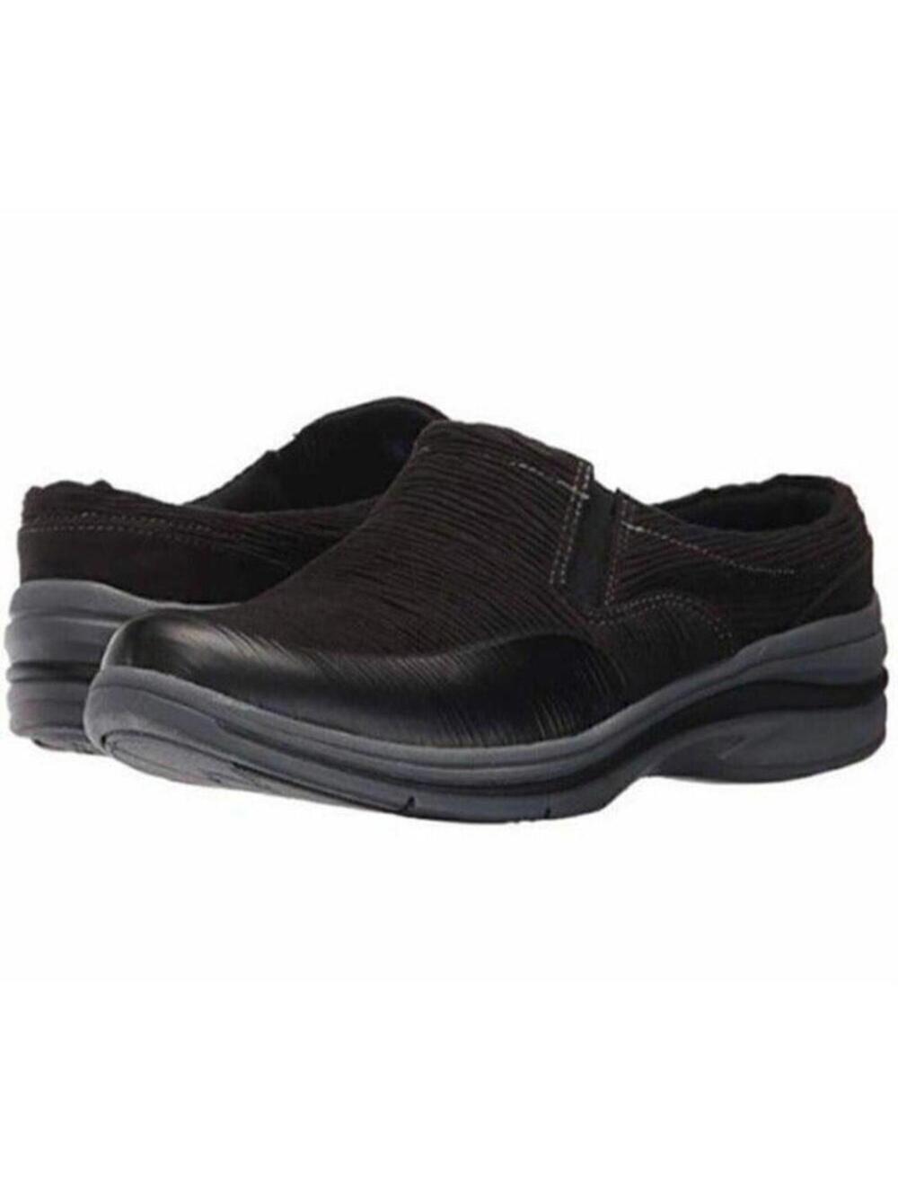 Dr. Scholls Womens 7 Slip On Sneaker Mules Black Gel Cushion Shoes NEW WITH BOX